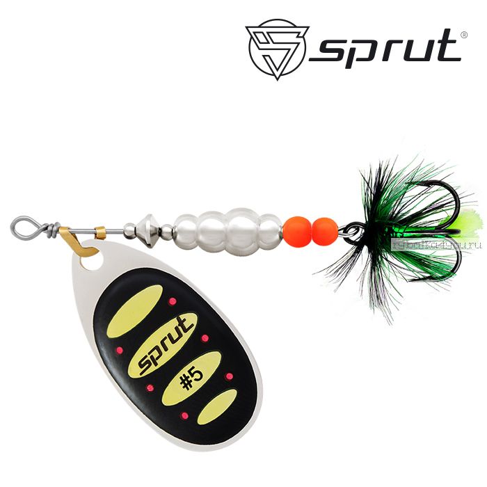Блесна Вращающаяся "Sprut" Alba Ball System Spinner #5 (19g/SBKY)