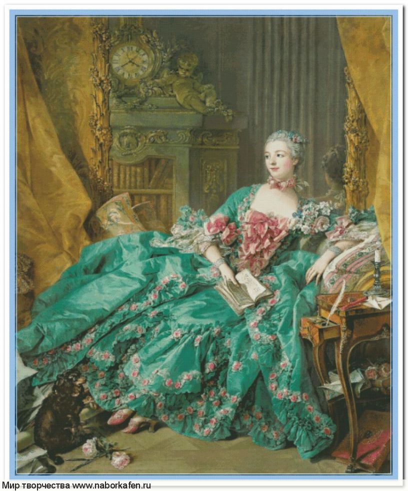 Набор для вышивания "Мадам де Помпадур (м)"