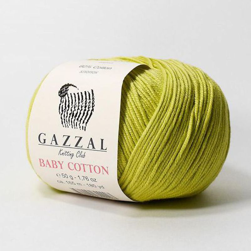 Baby cotton (Gazzal) 3457-фисташка