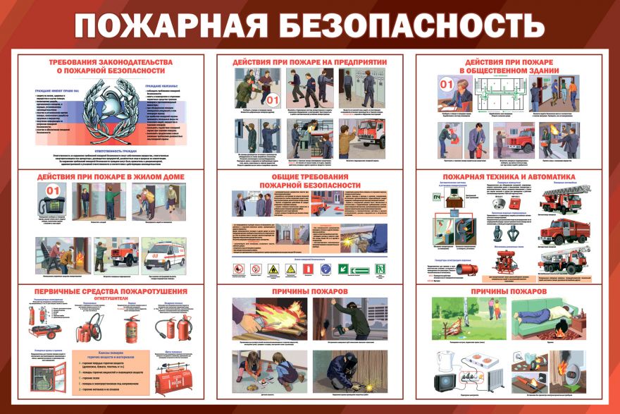 Информационный стенд Правила пожарной безопасности_3