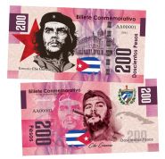 200 песо (Pesos) — Куба. Эрнесто Че Гевара(Che Guevara). Памятная банкнота. UNC Oz ЯМ