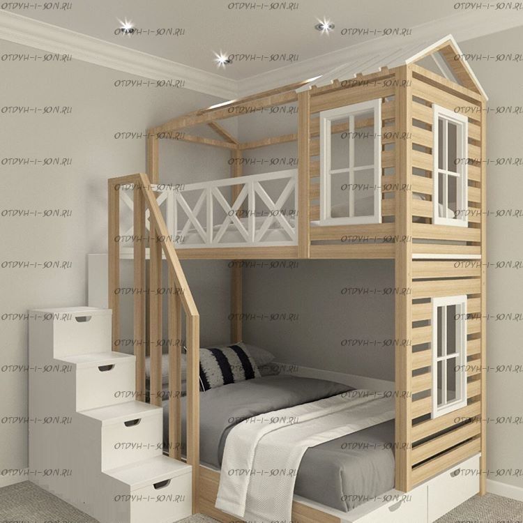 Кровать двухъярусная, Кровать-домик Felicia
