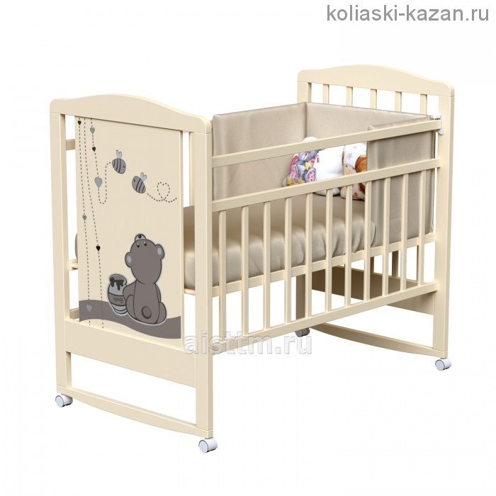 Кровать детская HONEY BEAR (колесо-качалка)