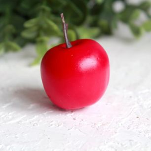 Аксессуар для кукол - Яблоко красное, 3 см.