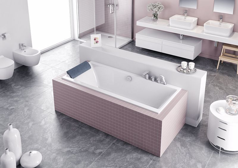 Акриловая ванна Excellent Pryzmat Slim 160x75 WAEX.PRY16WHS без гидромассажа схема 4