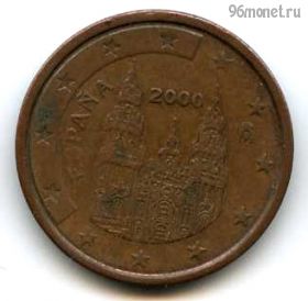 Испания 2 евроцента 2000