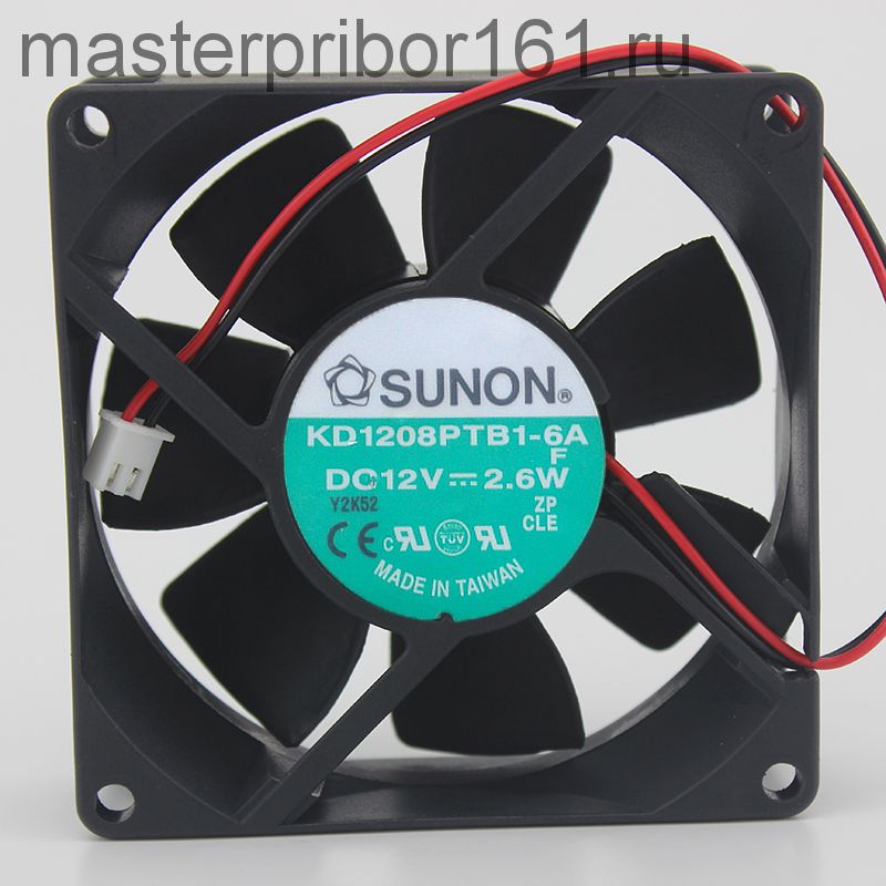 Вентилятор охлаждения SUNON   KD1208PTB1-6A  12V 2.6W 80х80х25