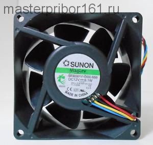 Вентилятор охлаждения SUNON  MF80381V1-D000-M99 12V  6.1W 80х80х38
