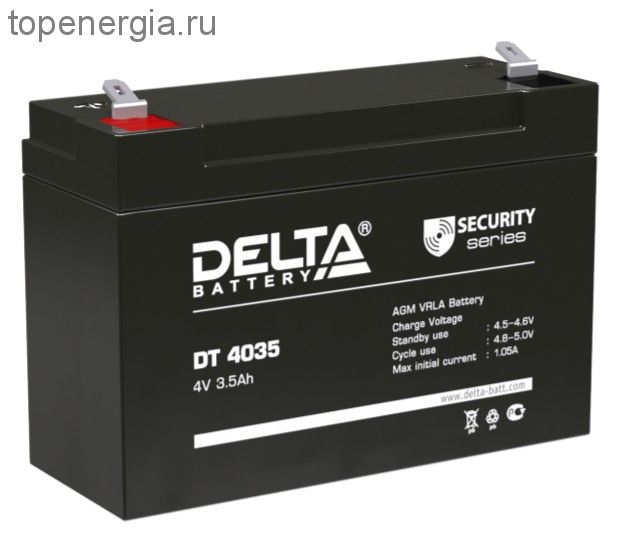 Аккумулятор герметичный VRLA свинцово-кислотный DELTA DT 4035