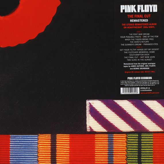 Pink Floyd - The Final Cut  1983/2017 LP