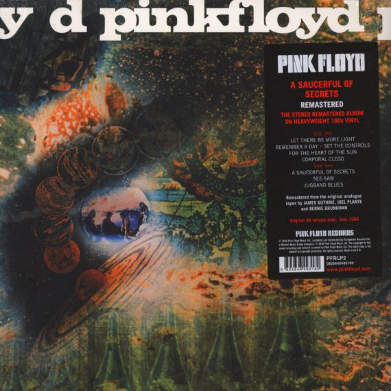 Pink Floyd - A Saucerful Of Secrets  1968/2019 Lp