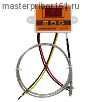 Цифровой термостат 12B DC с выносным датчиком, 0°C..+450°C, ZFX-W3003