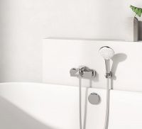 Kludi Zenta SL однорычажный смеситель для ванны и душа 486700565 схема 4