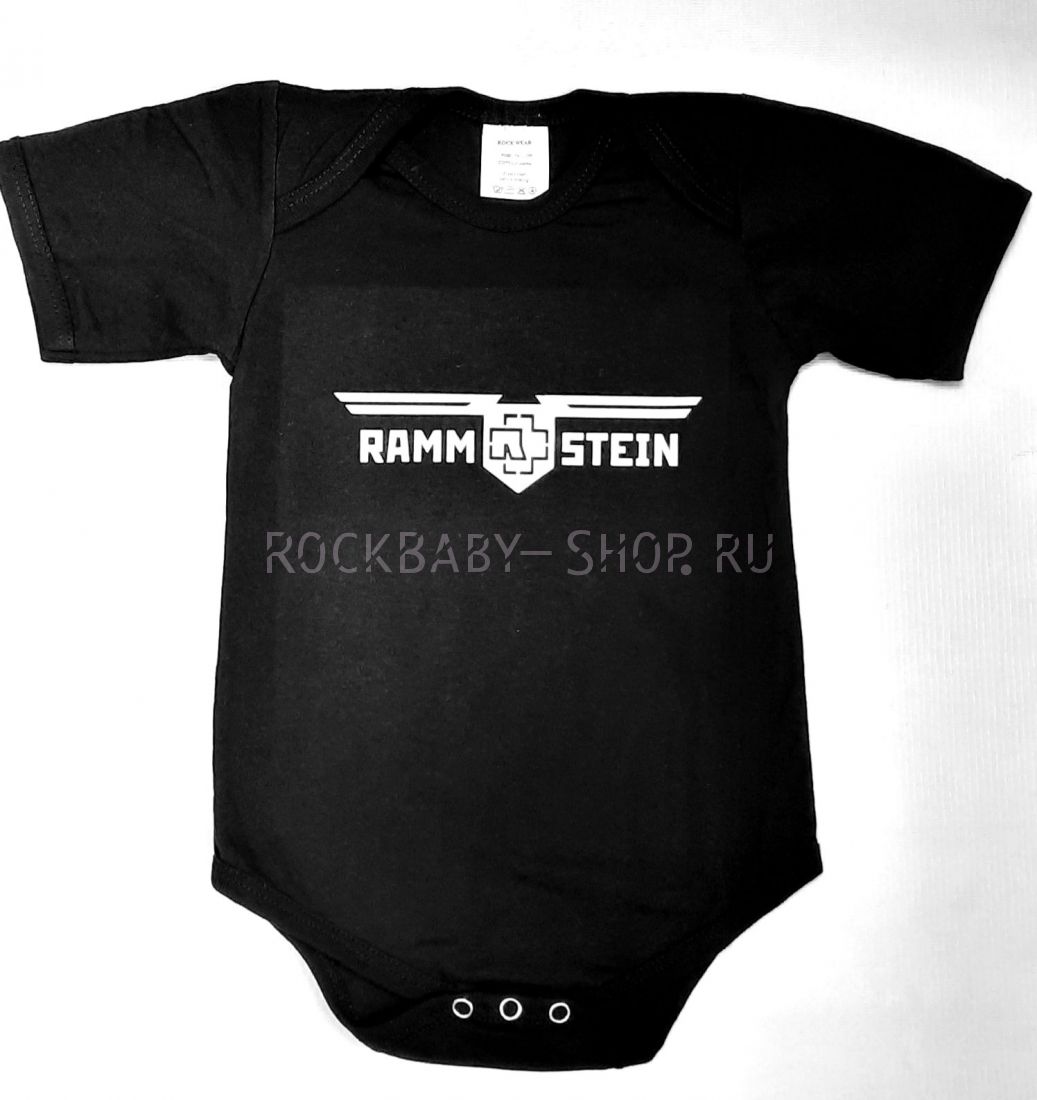 Детский боди Rammstein 74 размер