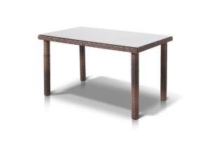 Плетеный стол "Макиато" из искусственного ротанга, цвет коричневый