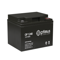 Аккумулятор герметичный VRLA свинцово-кислотный OPTIMUS OP 1240 (12V/40Ah)