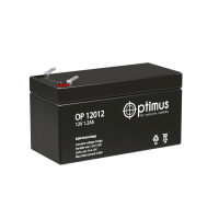 Аккумулятор герметичный VRLA свинцово-кислотный OPTIMUS OP 12012 (12V/1,2Ah)