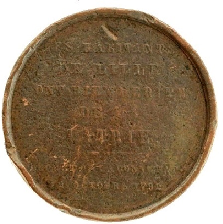 медаль 1792 Франция Революция Осада Лилля