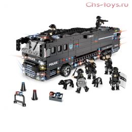 Конструктор WOMA Swat Corps Броневик-Амфибия C0547 1092 дет