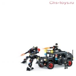 Конструктор WOMA Swat Corps Полиция C0522 605 дет