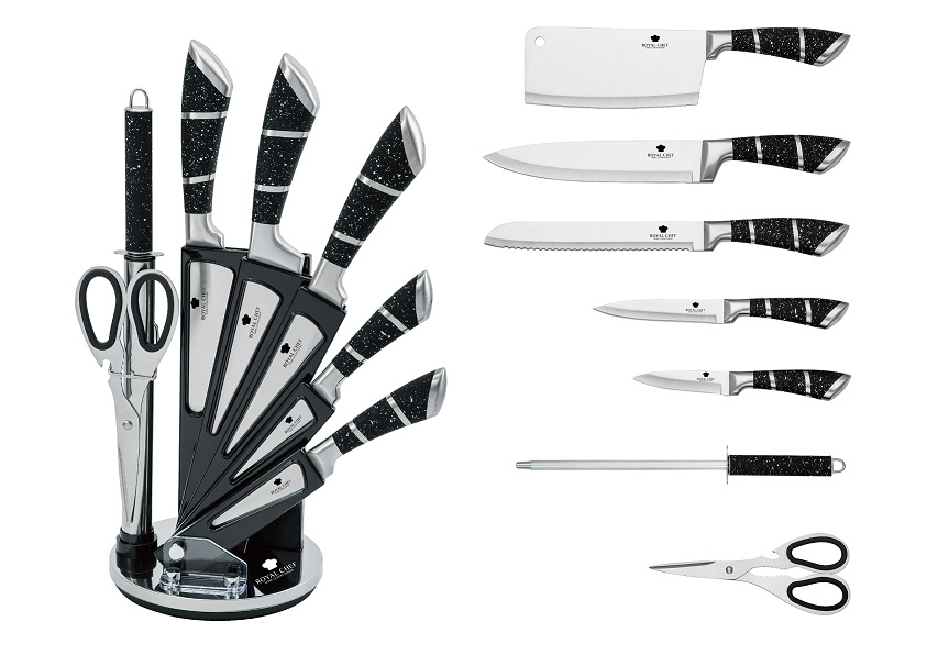 Набор ножей нерж.сталь на подставке Royal Chef