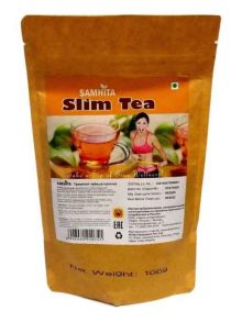 Травяной Зеленый чайный напиток Slim Tea для похудения ,  100 гр