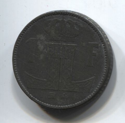1 франк 1941 Бельгия BELGIQUE-BELGIE
