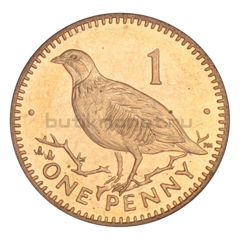 1 пенни 1999 Гибралтар
