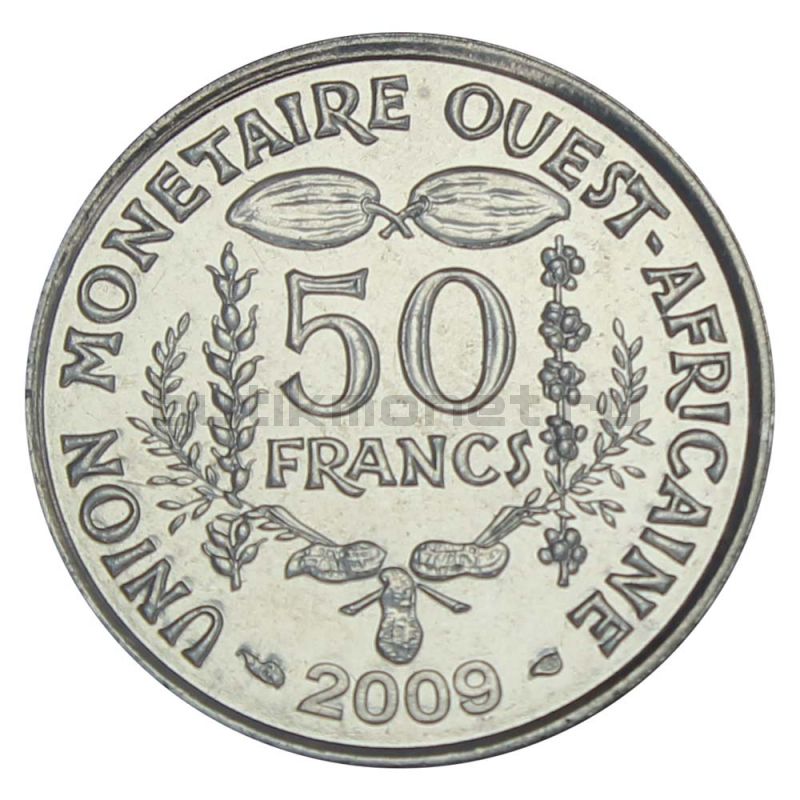 50 франков 2009 Западная Африка