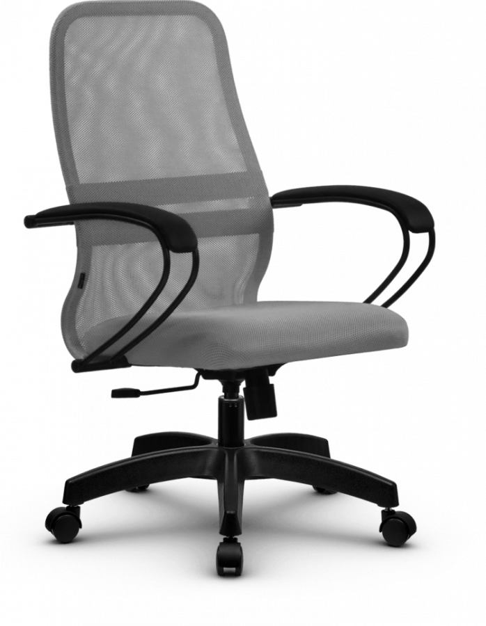Кресло Метта SU-C-8/подл.100/осн.001 Светло-серое