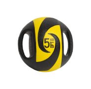 Мяч тренировочный (медицинбол) с хватами, 5 кг FitTools FT-DHMB-05