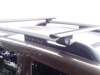 Багажник на рейлинги Renault Duster 2021-..., Inter Favorit, крыловидные дуги