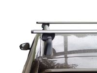 Багажник на рейлинги Renault Duster 2021-..., Inter Favorit, крыловидные дуги
