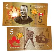 5 dollars Canada - Gordie Howe (Горди Хоу). Легенды хоккея (Canadian Hockey Legends). UNC Oz ЯМ