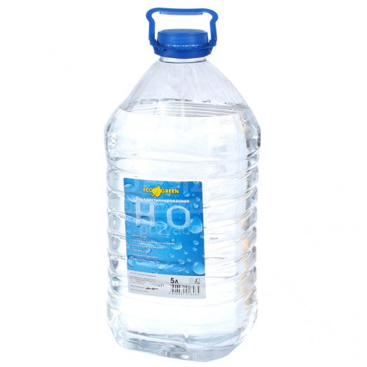 Дистиллированная вода, бутылка (ПЭТ)  5 л