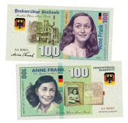 100 марок (Deutsche mark) — Германия. Анна Франк (Anne Frank). Памятная банкнота. UNC Oz ЯМ