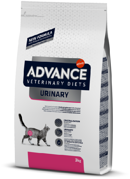 Сухой корм для кошек Advance Veterinary Diets Urinary для лечения МКБ 3 кг