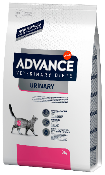 Сухой корм для кошек Advance Veterinary Diets Urinary для лечения МКБ 8 кг