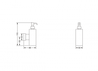 Дозатор для жидкого мыла Jorger EMPIRE ROYAL CRYSTAL 626.00.006 схема 2