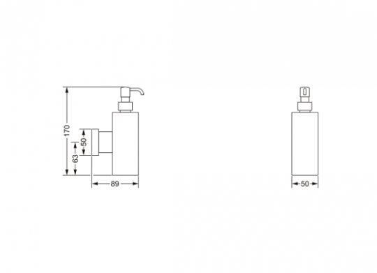 Дозатор для жидкого мыла Jorger EMPIRE ROYAL CRYSTAL 626.00.006 схема 2