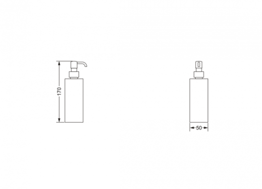 Дозатор для жидкого мыла Jorger EMPIRE ROYAL 626.00.016 схема 2