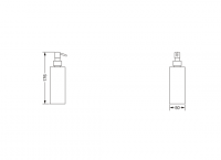 Дозатор для жидкого мыла Jorger PLATEAU 630.00.016 схема 2
