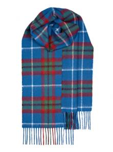 теплый шотландский шарф 100% шерсть ягнёнка , официальный тартан столицы Шотландского Королевства -города Эдинбург EDINBURGH TARTAN LAMBSWOOL SCARF
