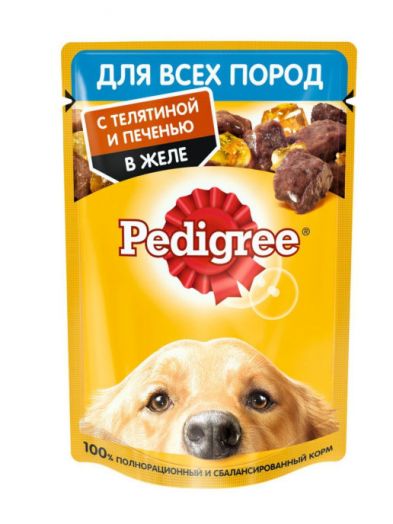 Педигри 85г конс. телятина/печень в желе