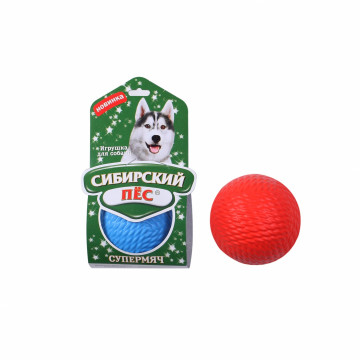 Мяч Сибирский пес игр. д/собак 6,5см