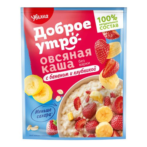 Каша Увелка 40г Овсяная банан клубника