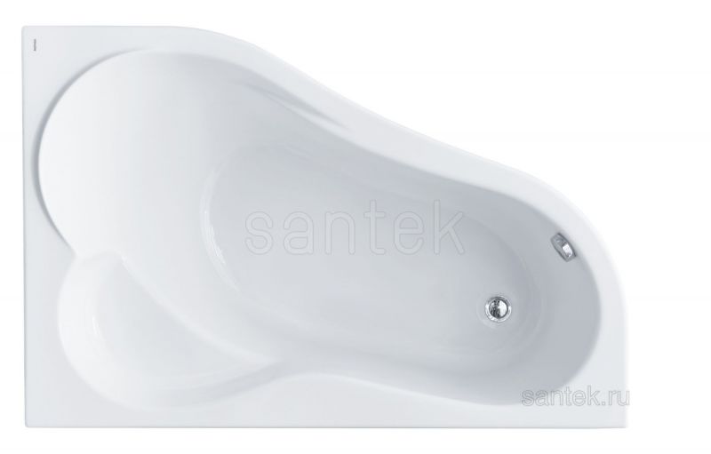 Ванна акриловая Santek Ибица 150х100 R асимметричная 1WH112035
