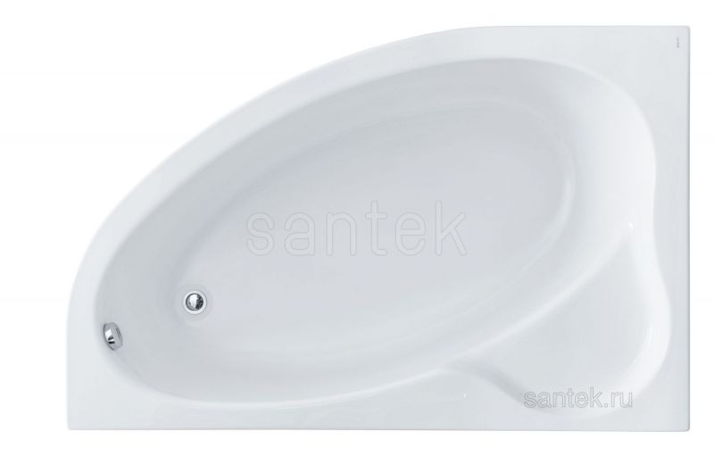 Ванна акриловая Santek Эдера 170х100 левая асимметричная 1WH501662