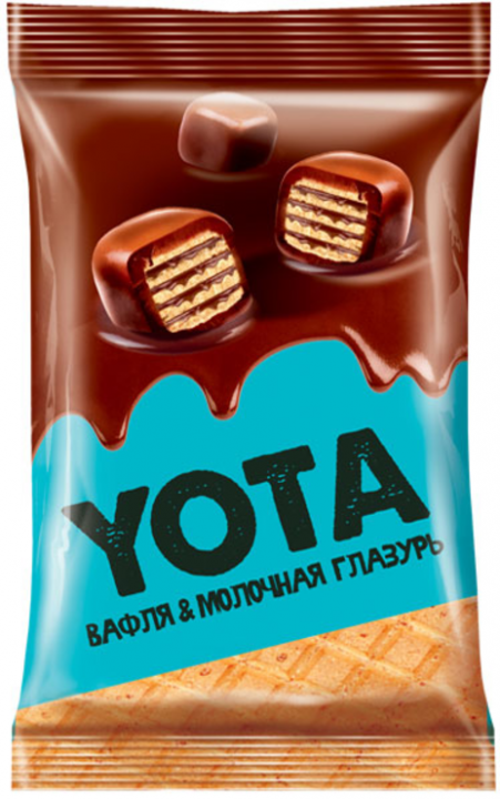 Вафли в мол.шок.глазури 40г Yota!