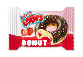 Кекс Sweet Loops Donut Strawberry 50г Клубника